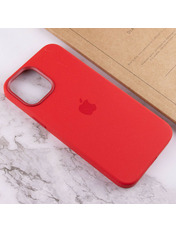 Чохол Silicone case full with Magsafe and Animation для Apple iPhone 12 Pro Max Red