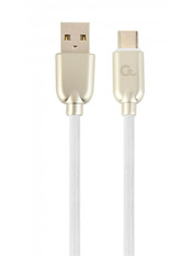 Кабель синхронізації Cablexpert AMCM USB to Type-C White 1 1m White (CC-USB2R-AMCM-1M-W)