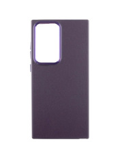 Чохол Bonbon Leather Metal Style для Samsung Galaxy S918 S23 Ultra Dark Purple Dark Purple (6983104275)