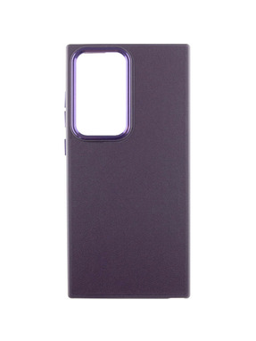 Чохол Bonbon Leather Metal Style для Samsung Galaxy S918 S23 Ultra Dark Purple (6983104275)
