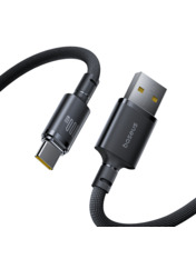 Кабель синхронізації Baseus New Braided USB to Type-C 1 Ні Cosmic Black 100W 1m Cosmic Black (E0426W01)