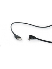 Кабель синхронізації Cablexpert CC-USB2-AMmDM90 USB to microUSB 1,8m 90° Black (CC-USB2-AMmDM90-6)