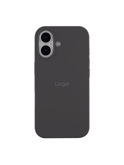 Чохол Silicone Case Full Aquarelle для Apple iPhone 17 Dark Gray