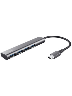 USB-хаб Trust Halyx USB Type-C (4xUSB 3.0) Silver (24948_TRUST)