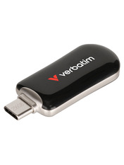 USB накопичувач Verbatim Plectra 256 ГБ Black USB Type-C 256GB Black (30226)