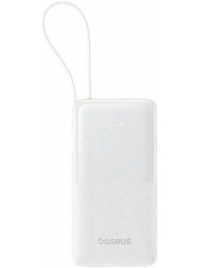 Павербанк Baseus Bipow 2 1xUSB-C + 1xUSB-A 20W 20000mAh White (P10077101213-01)