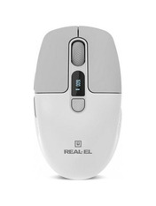 Мишка REAL-EL RM-480W White