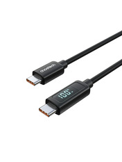 Кабель синхронізації Choetech Type-C to Type-C Black 1,8 Ні 100W 1,8m Black (XCC-1063)