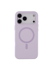 Чохол Glow Silicone Case with Magsafe для Apple iPhone 17 Pro Max Light Purple Light Purple (6948152703)