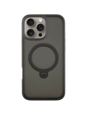 Чохол Metal Buttons with MagSafe Colorful HQ Ring для Apple iPhone 16 Pro Max Black