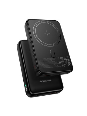 Павербанк Borofone BJ82A Dawn 1xUSB-C + 1xUSB-A 20W 10000mAh Black