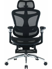 Ігрове крісло SIHOO Doro C300 Pro with Footrest Black Black (DORO-C300-PRO-M101-JT)