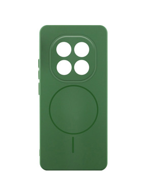 Чохол Lakshmi Silicone Cover Full Camera (AA) with Magnetic Fit для Xiaomi Redmi Note 15 Pro 5G Dark Green (6938105724)