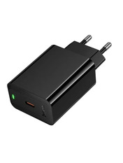 Мережевий зарядний пристрій Hoco CS93A Leader Black 20 Відсутній 1 USB-C (1 USB-C) 20W Black (6942007671064)