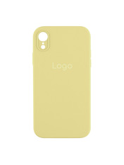 Чохол Silicone Case Square Full Camera для Apple iPhone XR Crem yellow Crem yellow (6983251470)
