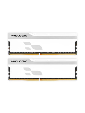 Оперативна пам’ять ProLogix Onyx White DDR4 16GB (kit 2*8GB) 3200MHz (PRO16GB3200YW4K)