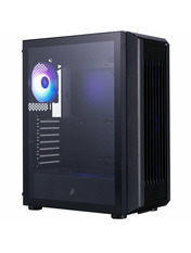 Корпус 1stPlayer H6-BK-4F7 Midi-Tower Black (H6-BK-4F7)
