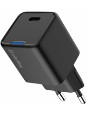 Мережевий зарядний пристрій ColorWay GaN Mini 1 USB-C Відсутній Black 25 (1 USB-C) 25W Black