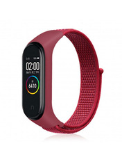 BeCover Nylon Style Mi Band 5/6/7 Червоний Red (705431)