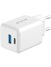 Мережевий зарядний пристрій Proove Pocket GaN Plus White (1 USB-A + 1 USB-C) 25W White (WCPG25111202) 1 USB-A + 1 USB-C 25 Відсутній