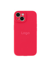 Чохол Silicone Case Full Size with Frame для Apple iPhone 15 Wine Red Wine Red (6982174035)