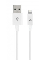 Кабель синхронізації Cablexpert CC-USB2P-AMLM USB to Lightning White 2m White (CC-USB2P-AMLM-2M-W)