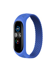 BeCover Elastic Nylon Style Mi Band 5/6/7 Синій Deep Blue (706138)