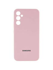 Чохол Silicone Cover Full Camera with logo для Samsung Galaxy A56 5G Pink Sand