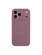 Чохол Silicone Case Full Aquarelle для iPhone 17 Pro Max Blackcurrant