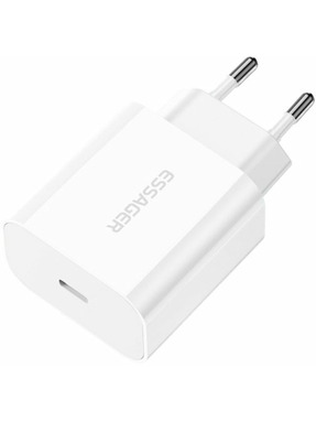 Мережевий зарядний пристрій Essager Vanjane (1 USB-C) 20W White (ECTC-FJB02-P)
