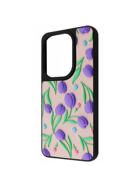 Чохол UAG Copy Doodle Case для Xiaomi Redmi Note 13 Pro 4G/Poco M6 Pro 4G/Redmi Note 14s flowers (6901842735)