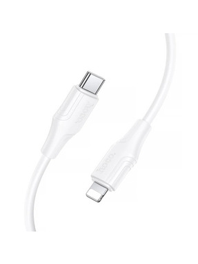 Кабель синхронізації Hoco X124 Bien Type-C to Lightning 27W 1m White