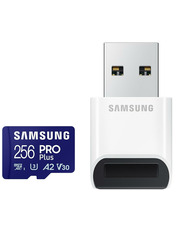 Карта пам'яті Samsung Pro Plus 256 ГБ UHS-I U3 microSD 256GB UHS-I U3 + SD-adapter (MB-MD256SB/WW)