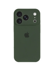 Чохол Silicone Case Camera Protective для Apple iPhone 17 Pro Max Cyprus Green