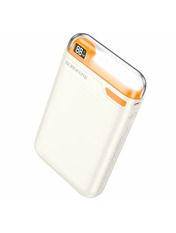 Павербанк Borofone BJ69 Skillful 1xUSB-C + 1xUSB-A Milky White 20W 10000mAh Milky White