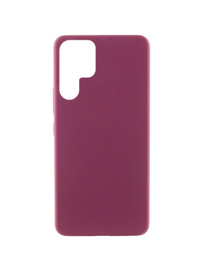 Чохол Silicone Cover Lakshmi (AAA) для Samsung Galaxy S908 S22 Ultra Marsala (6984073152)