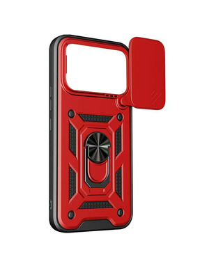 Чохол Ummi Camshield Serge Ring для Xiaomi Poco F8 Pro Red (6938710542)