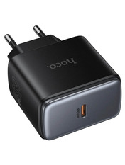 Мережевий зарядний пристрій Hoco C159A Upgrade 1 USB-C 65 Black Відсутній (1 USB-C) 65W Black