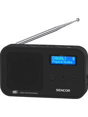 Портативна колонка Sencor SRD 7200 Black Black (35056378)