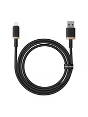 Кабель синхронізації Baseus Dura USB to Lightning Black/Gold Ні 1 12W 1m Black/Gold (P10377801U01-00)
