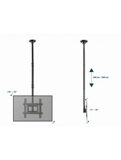 Кріплення Gembird CM-70ST-01 Black