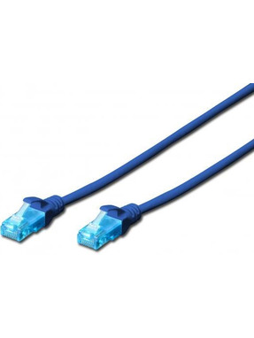 Мережевий патч-корд 2E 26AWG Cat.5e UTP 0,2m Blue (2E-PC5ECU-0.20LSZH-BLU)
