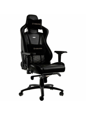 Ігрове крісло Noblechairs EPIC Series Black/Gold (NBL-PU-GOL-002)