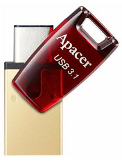 USB накопичувач Apacer AH180 64GB Red (AP64GAH180R-1)