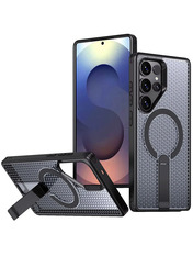 Чохол Breeze with MagSafe stand для Samsung Galaxy S26 Ultra Black Black (6948170532)