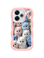 Чохол TPU Cloudy Pictures для Xiaomi Redmi Note 14 5G Kittens