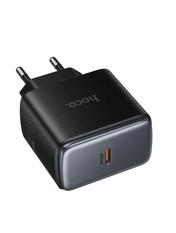 Мережевий зарядний пристрій Hoco C159A Upgrade 1 USB-C 65 Black Відсутній (1 USB-C) 65W Black
