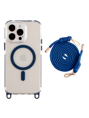 Чохол LanyardCase для Apple iPhone 16 Pro Indigo Blue