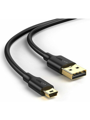 Кабель синхронізації Ugreen USB to miniUSB 0,5m Black
