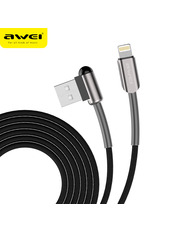 Кабель синхронізації Awei CL-24 L USB to Lightning 12W 2m Black